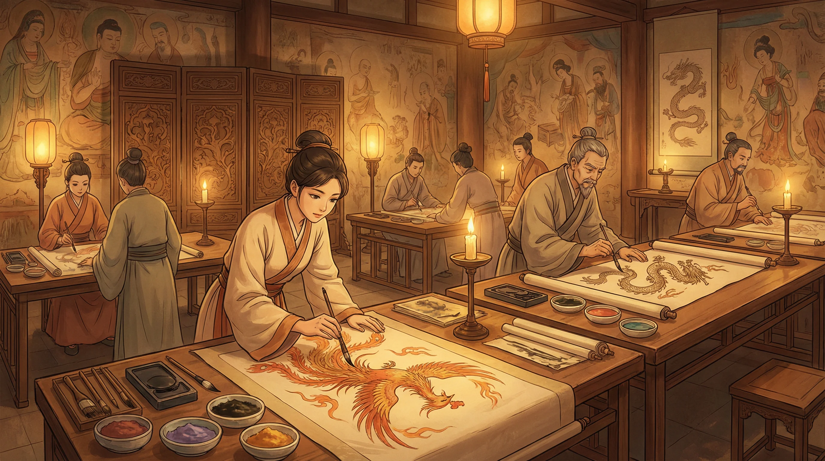 画师入驻 - 佐佐木明希中文版无字幕 国风动漫画师